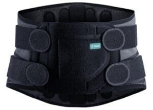JuzoPro Lumbal Xtec Strong - Lumbar Orthosis with sacral pad and additional stabilisation rods
